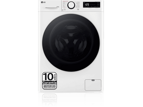 Lavadora secadora - LG F2DR5S09A1W, 9 kg+5 kg, 1200 rpm, 12 programas, Blanco