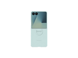 Funda -  Samsung, Para Samsung Galaxy Z Flip7, De Silicona con anillo, Menta