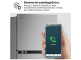Frigorífico dos puertas - LG GTBV22PYNJ, No Frost, 144.5 cm, 217 l, Multi Air Flow™, Inox Antihuellas
