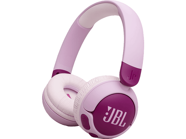 Auriculares infantiles - JBL Junior 320BT, Inalámbricos , Supraaurales, Bluetooth, 50h Autonomía, Micrófono, Morado