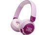 Auriculares infantiles - JBL Junior 320BT, Inalámbricos , Supraaurales, Bluetooth, 50h Autonomía, Micrófono, Morado
