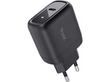 Cargador móvil - Trust Maxo, 65 W, USB-C, 2 m, Para Smartphones y Tablets, Universal, Negro