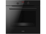 Horno - KOENIC KBO 341 B A, Multifunción, Hidrolítica, 77 l, Anchura 59.5 cm, Función Descongelación, Negro