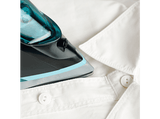 Plancha de vapor - Taurus Cleo 3400 X-Slide, Rápido calentamiento, Sistema antical y antigoteo, Autolimpieza,  3400W, 450 ml, Negro / Verde