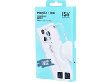 Funda - Isy ISC 1117, Compatible con iPhone 16 Pro Max, Resistente a Golpes, Anillo Magnético Integrado, Transparente