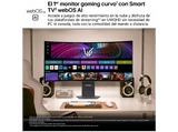 Monitor gaming - LG 45GX90SA-B, 44.5 OLED 4K, 240 Hz, 0.03 ms, OLED (diodo orgánico emisor de luz)