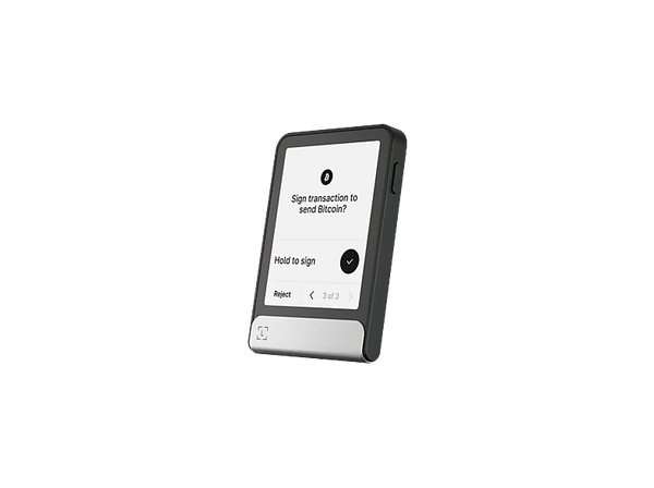 Crypto Wallet - Ledger Flex™ 70$ Bitcoin, Pantalla táctil de E Ink® 2.84", Bluetooth, Batería 200 mAh, Gris