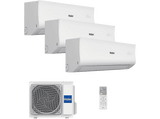 Aire acondicionado Split 3 x 1 - Haier Tide-R, 2752 fg/h, Inverter, Wi-Fi, Blanco