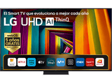 TV LED 65 - LG 65UT91006LA, UHD 4K, Procesador Inteligente 4K α5 Gen7, Smart TV, DVB-T2 (H.265), Negro