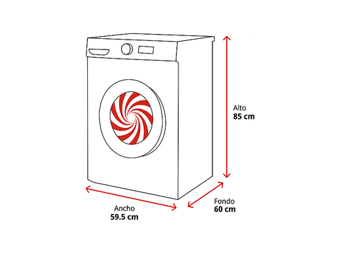 Lavadora carga frontal - Haier X7 Series HW100-B14367U-IB, 10kg, 1400rpm, Motor Direct Motion, Wi-Fi, Blanco