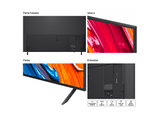 TV QNED 65 - LG 65QNED82A6B, UHD 4K, Procesador Inteligente α7 AI Processor 4K Gen8, Smart TV, DVB-T2 (H.265), Ashed Blue