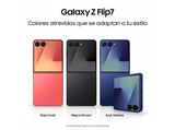 Móvil - Samsung Galaxy Z Flip7, Rojo, 256 GB, 12 GB RAM, 6.9 FHD+, Exynos 2500, 4300 mAh, Android 16