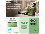 Móvil - motorola edge 60, Shamrock, 512 GB, 12 GB RAM, 6.67 pOLED, MediaTek Dimensity 7300, 5200 mAh