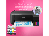 Impresora - Epson EcoTank ET-1810, Con depósito recargable, Hasta 3 años de tinta incluida, Conexión Wi-Fi, 5 años garantía, Negro