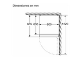 Frigorífico combi - Bosch KGN392LAG, Total No Frost, 203 cm, 363 l, VitaFresh XXL, Cajón 0º, Acero mate antihuellas
