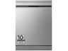 Lavavajillas - LG DF243FV, 14 servicios, 9 programas, 60 cm, QuadWash™,  EasyRack™, Inox antihuellas