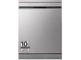 Lavavajillas - LG DF243FV, 14 servicios, 9 programas, 60 cm, QuadWash™,  EasyRack™, Inox antihuellas