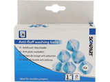 Accesorio lavadora - Scanpart 1940000203, Bolas antipelusas, 6 unidades, Blanco