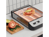 Tostadora - Jata JETT1590, 1000 W, 6 Niveles de Tostado, Control Táctil, Gris