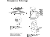 Placa inducción - LG CBIZ2435B, 4 Zonas, 1 Zona Flex, 59 cm, Negro
