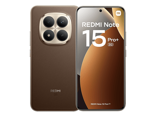 Móvil - Xiaomi Redmi Note 15 Pro+, Mocha brown, 256 GB, 8 GB RAM, 6.83" AMOLED CrystalRes, Snapdragon® 7s Gen , 6500 mAh