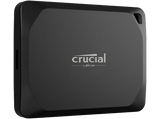 Disco duro SSD externo 4 TB - Crucial X10 Pro Portable SSD, Velocidad de lectura y escritura hasta 2100 MB/s, IP55, Negro