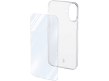 Funda - CELLULAR LINE PROTKITIPH16T, Apple, iPhone 16 PLUS, Trasera, Vidrio templado, Transparente