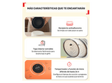 Arrocera - Tefal Multifunción POP, 0.7 L, Hasta 4 raciones,  Tecnología Smart  NFC, Compacta, Bol Antiadherente,  Cesta vaporera, 8 programas, Blanco