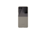Funda móvil -  Samsung, Para Samsung Galaxy Z Flip7, Cuero Vegano, Marrón
