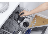 Taza térmica - Tefal N2160110, 0.3 l, Funda de silicona, Acero inoxidable, Negro