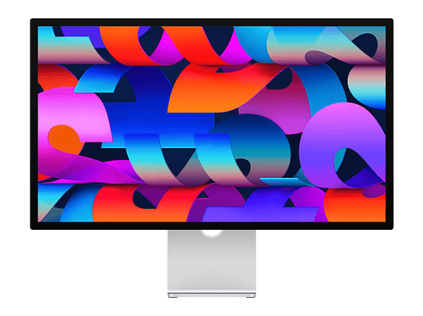 Apple Studio Display, 27", Vidrio nanotexturizado, 60 Hz, Pantalla Retina 5K, Soporte de inclinación y altura ajustable, Plata
