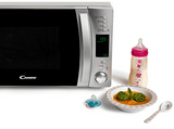 Microondas - Candy CMXG25DCS, Horno combinado, Grill, 900W, 5 niveles, 25l, Inox