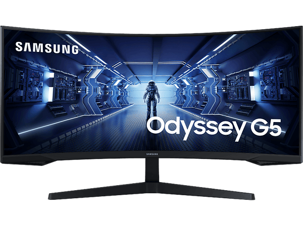 Monitor gaming - Samsung G5 LC34G55TWWPXEN, 34", UWQHD, 1 ms, 165Hz, Negro