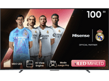 TV Mini LED 100 - Hisense 100U7KQ 144 Hz, Smart TV UHD 4K, Quantum Dot Colour, Modo Juego, Hi-View, Dolby Vision IQ & Atmos, Negro