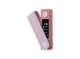 Crypto Wallet - Ledger Nano X, USB-C, Bluetooth, Pantalla 1.09 OLED, Rosa pastel