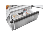 Frigorífico americano - Haier FD 83 HFR7819ENGC Cristal, No Frost, 190 cm, 504 l, My Zone Plus, Daylight, Glass Inox Look