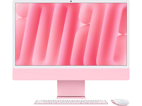 Apple iMac (2024) 24" Retina 4.5K, Chip M4, CPU de 10 núcleos, GPU de 10 núcleos, 16GB de RAM, 256 GB de SSD, Gigabit Ethernet, Rosa