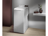 Lavadora carga superior - ELECTROLUX EN6T4722NF, 7 kg, 1200 rpm, 14 programas, SensiCare, Blanco