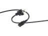 Cable de alimentación - ISY ICP-5002, 1.5 m, Diámetro 6.5mm, Schuko socket, Negro