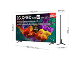 TV QNED Mini LED 86 - LG 86QNED85B6B, UHD 4K, Procesador Inteligente α8 AI Processor 4K Gen3, Smart TV, DVB-T2 (H.265), Negro