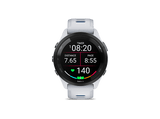 Reloj deportivo - Garmin Forerunner 265, Blanco/Azul, 22mm, Pantalla Táctil AMOLED 1.3, 13 días Autonomía, Morning Report, 8GB