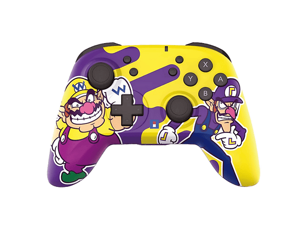 Mando Nintendo Switch 2 - Hori Horipad (Wario y WaLuigi), Nintendo Switch 2, Inalámbrico, Multicolor