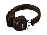 Auriculares inalámbricos - Marshall Major V, 100 h Autonomía, Supraaurales, Bluetooth, Diseño Plegable, Marrón