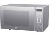 Microondas con grill - Beko MGF23330S, 900 W Potencia del Microondas, 100W Potencia Grill, 5 Niveles de Potencia, 23 l, Sliver