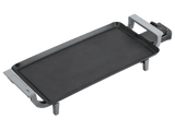 Plancha de asar - Jata JEGR1221, 1800W, Recubrimiento antiadherente libre de PFOA, 40 x 22 cm, Gris