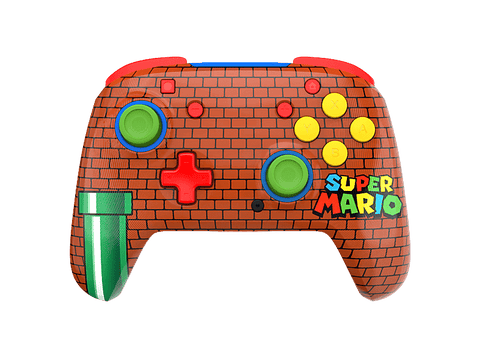 Mando Nintendo Switch - Turtle Beach Rematch™ Ladrillos de Mario, Nintendo Switch,  Inalámbrico, 40h Autonomía, Negro/Verde