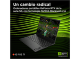 Portátil gaming - HP OMEN 16-ap0016ns Copilot+ PC, 16 , AMD Ryzen™ AI 9-365, 32 GB RAM, 1TB SSD, GeForce RTX™ 5070, Sin sistema operativo, Negro