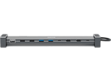 Hub - Hama 00200145, 9 Conexiones, 5 Gbit/s, Plata
