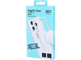 Funda - Isy ISC 1116, Compatible con iPhone 16 Pro, Resistente a Golpes, Anillo Magnético Integrado, Transparente
