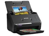 Escáner - Epson FastFoto FF-680W, 600 x 600 ppp, 45 ppm, WiFi, Doble cara, Alimentador automático, Negro